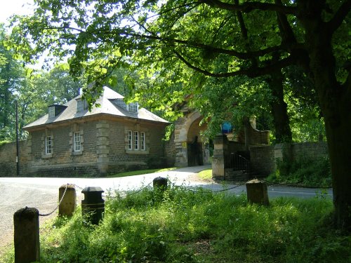 Entrance to Sue Ryder Home next to the Church in Hickleton, South Yorkshire