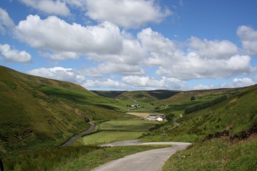 Lower Brennand Farm near Dunsop Bridge in the Forest of Bowland