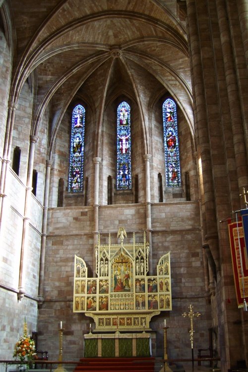 Inside Shrewsbury Abbey