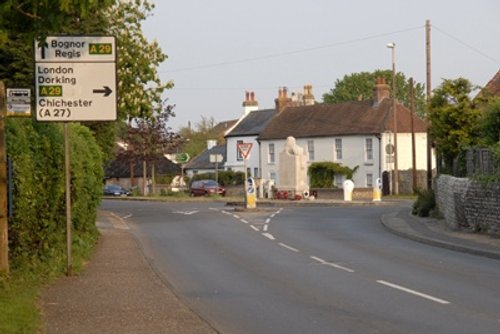 The Lion War Memorial, Eastergate, West Sussex