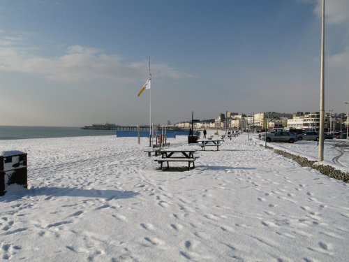 Hastings under snow
