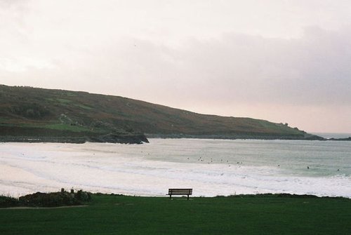 Overlooking Porthmeor Beach