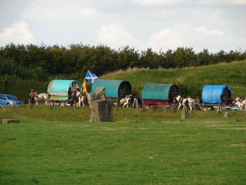 Gypsy Train, Avebury, Wiltshire