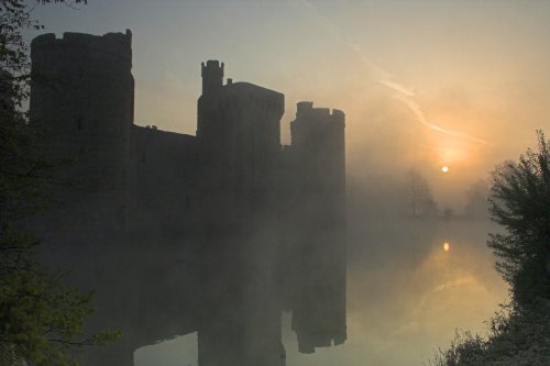 Sunrise at the Castle, Robertsbridge, East Sussex