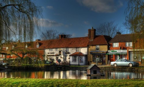 View Over Otford Pond, Kent