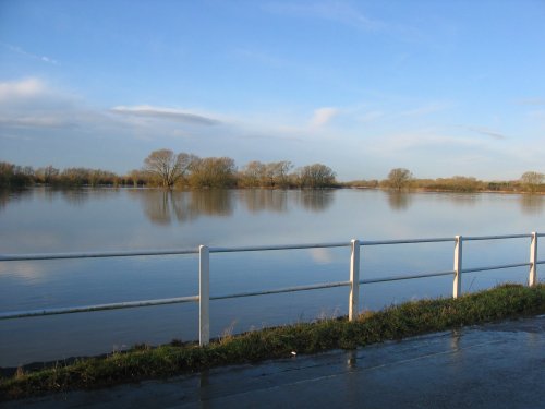 Flooded fields, Castle Eaton, Wiltshire