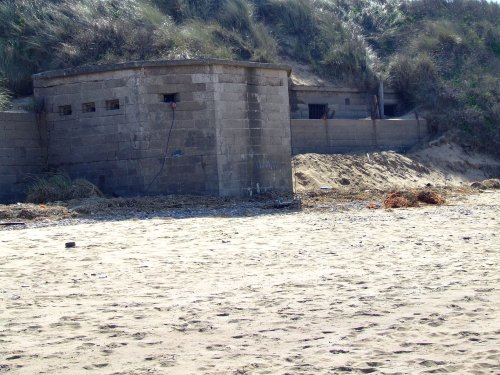 Old gun emplacement, Kilnsea, East Riding of Yorkshire