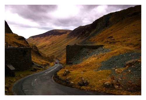 Passing through Honister, Cumbria