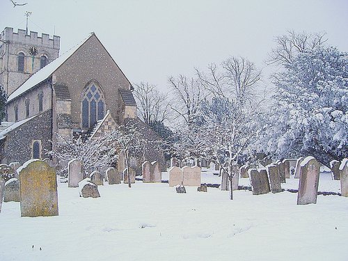 Broadwater Church in Spring
