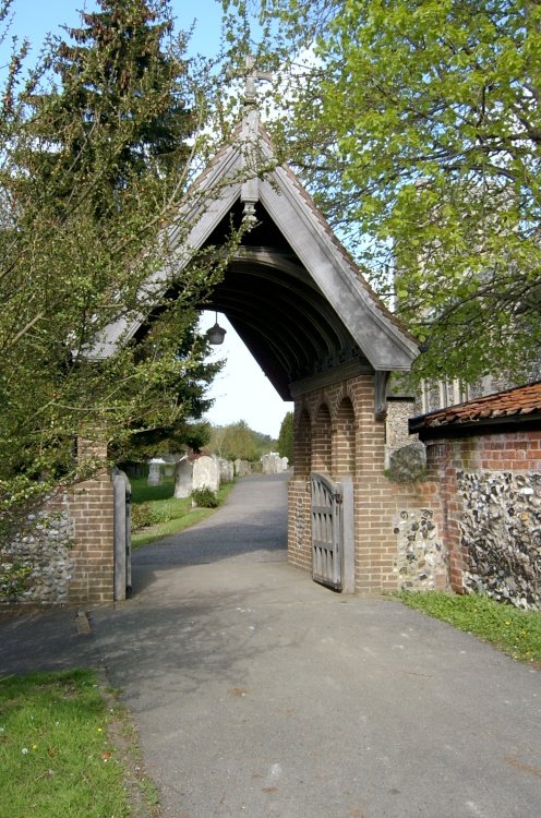 Lychgate at St Margaret's Church, Drayton, Norfolk