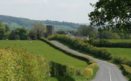 A view of Great Mitton, Lancashire.
