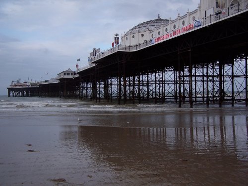 Brighton Pier at Low Tide