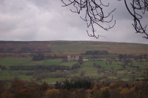 Castle Bolton from the A684