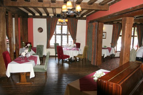 The Bull Hotel dining room