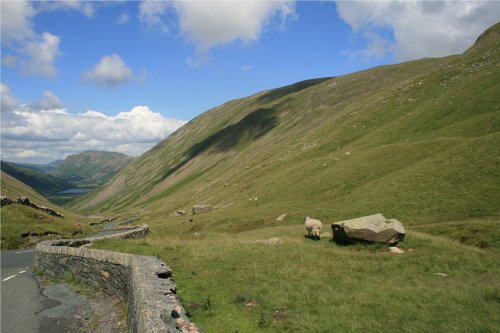Fells Surrounding the top of Kirkstone Pass.