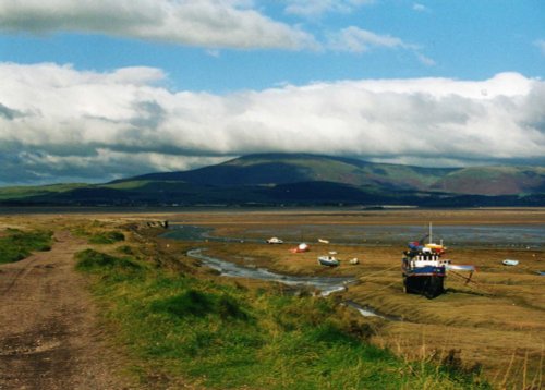 Looking across the Duddon Estuary towards Black Combe.