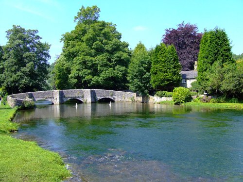 The river Wye at Ashford in the water