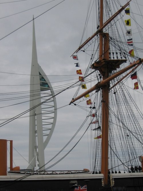 Spinnaker Tower/HMS Warrior