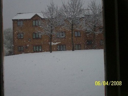 Snow in Catford, Greater London