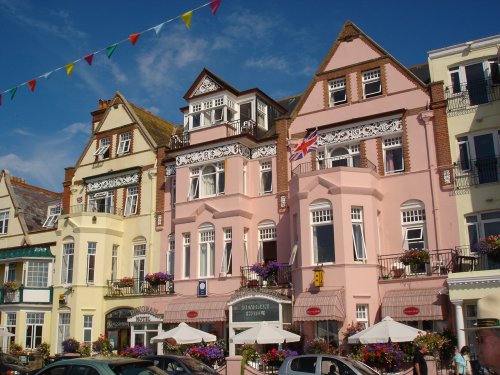 Bright colours in Sidmouth