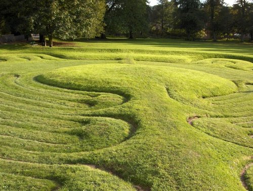 Turf labyrinth at Saffron Walden