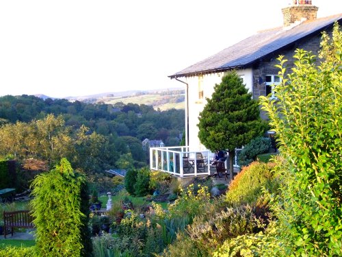 'Kinrara'....a beautiful house and garden at the top of the hill at Whaley bridge