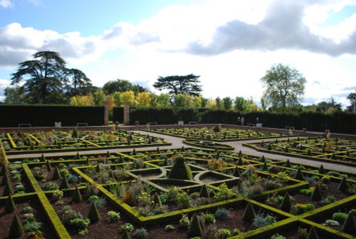 The garden at Hanbury Hall