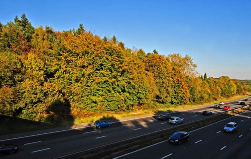 Motorway near Newbury, Berkshire