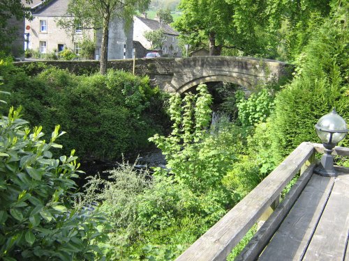 Clapham - stream through village