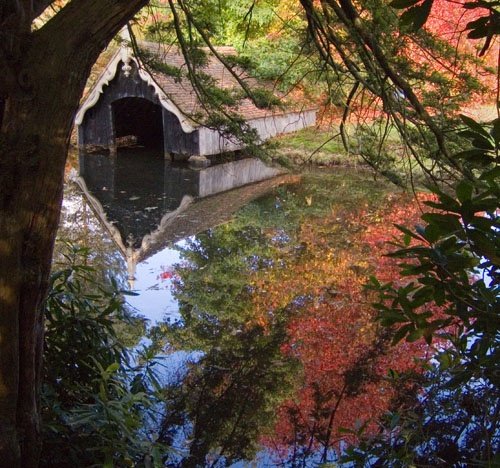 The boathouse at Scotney Castle, Kent