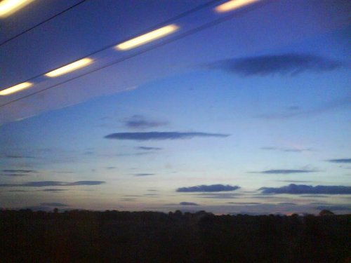 Homeward bound on the train