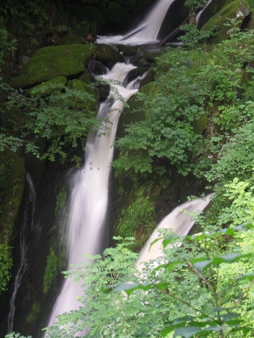 Stock Ghyll Waterfall Ambleside