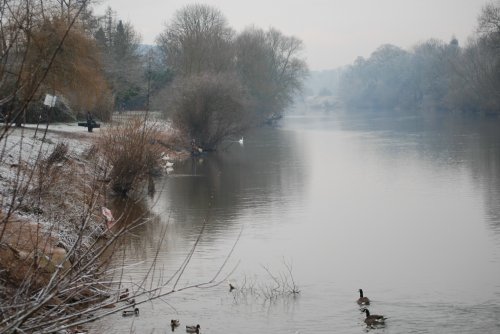 A misty cold January afternoon at Bewdley