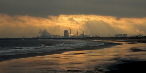 Seal Sands from Seaton Carew (Hartlepool)