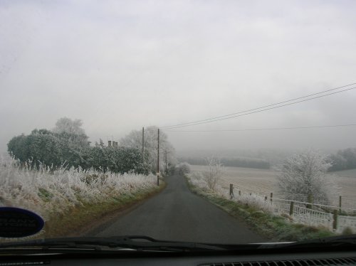 Road from Broadway tower