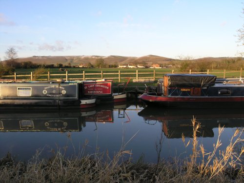 Barges on the Canal near Honey Street