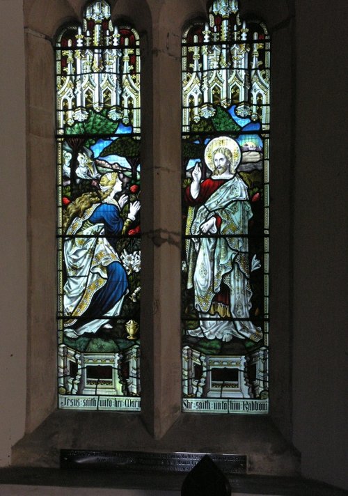 Stained glass, St Andrew's Etchilhampton