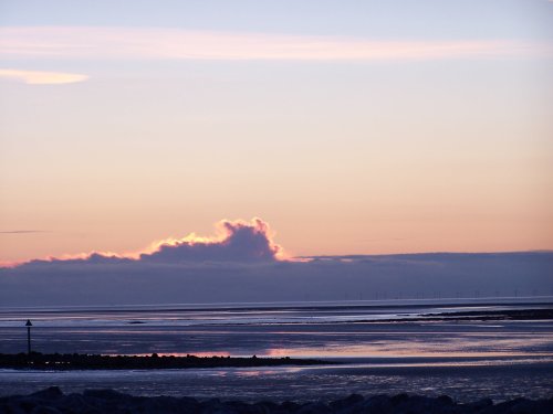 Morecambe Bay Feb 2009 sunset