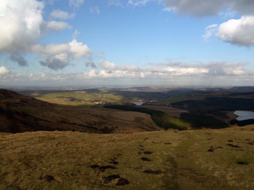 1750 feet up looking down