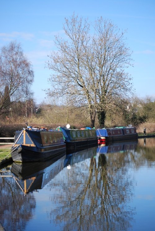 Canal boats at Kinver