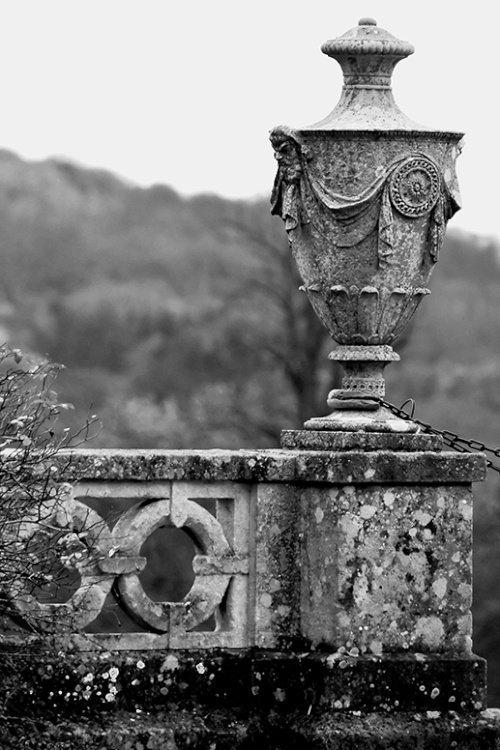 Ornate pot- Basildon Park
