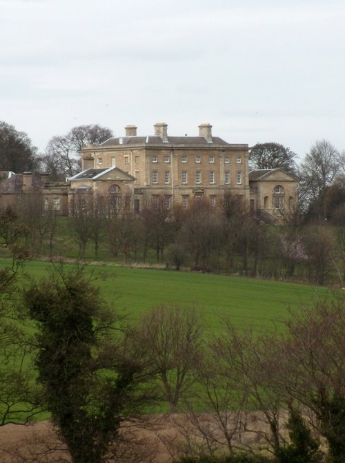 Cusworth Hall across the fields