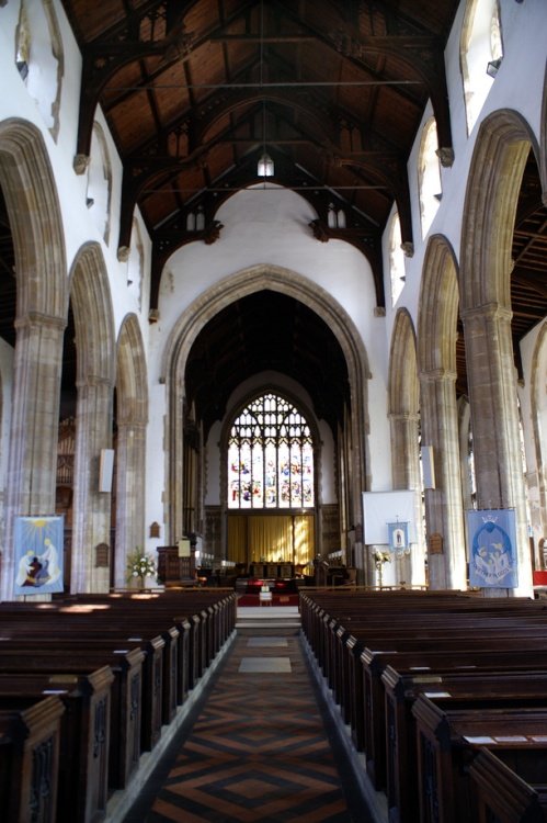 Cromer Church aisle.