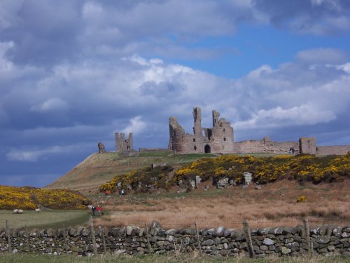 View of Dunstanburgh Castle from Craster