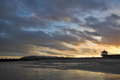 Hornsea beach January 4.30pm