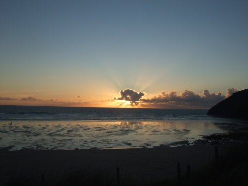 Sunset Mawgan Porth