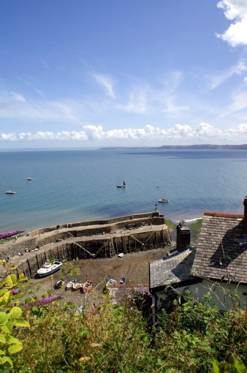 The harbour at low tide.