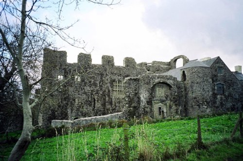 Oxwich Castle, Glamorgan