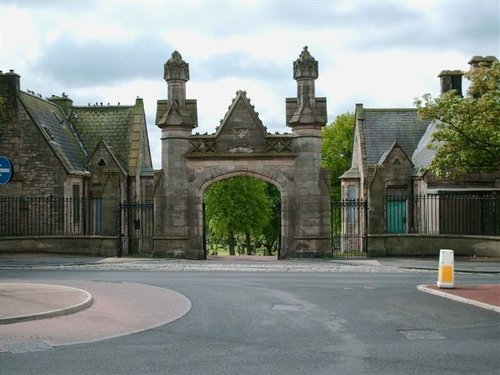 Main entrance to Elswick Cemetery