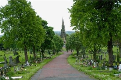 Elswick Cemetery from the main gate